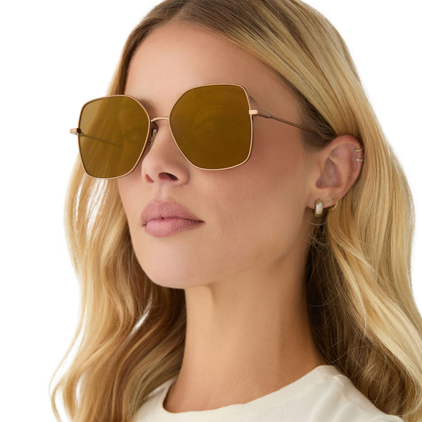 iris - copper metal + brown gold flash + polarized sunglasses 5