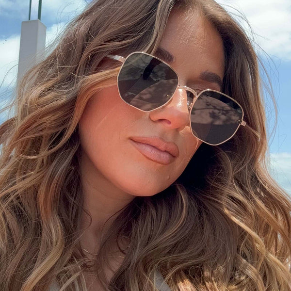 jessie james decker - jjd + gold + g15 + polarized sunglasses 1