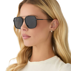 Jordan Navigator Sunglasses | Black & Grey | DIFF Eyewear