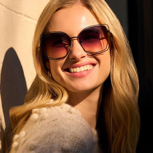 jacqueline - black + twilight gradient + polarized sunglasses 1
