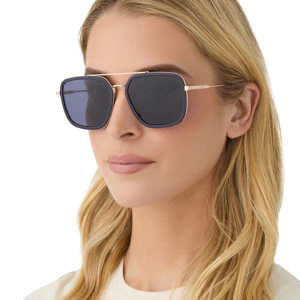 jordan - gold + royal temple tips + midnight + polarized sunglasses 7