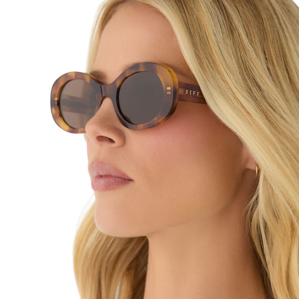 lainey - brown fleur + brown sunglasses 7