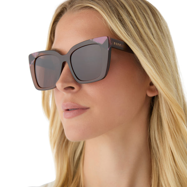 lizzy - whiskey + torino tortoise + brown sunglasses 7