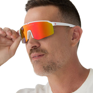 Star Wars Luke X-Wing Sunglasses | White & Red Orange | DIFF Eyewear