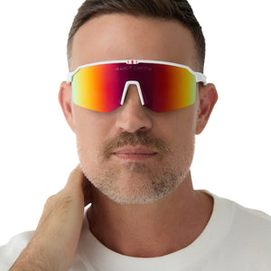 Star Wars Luke X-Wing Sunglasses | White & Red Orange | DIFF Eyewear