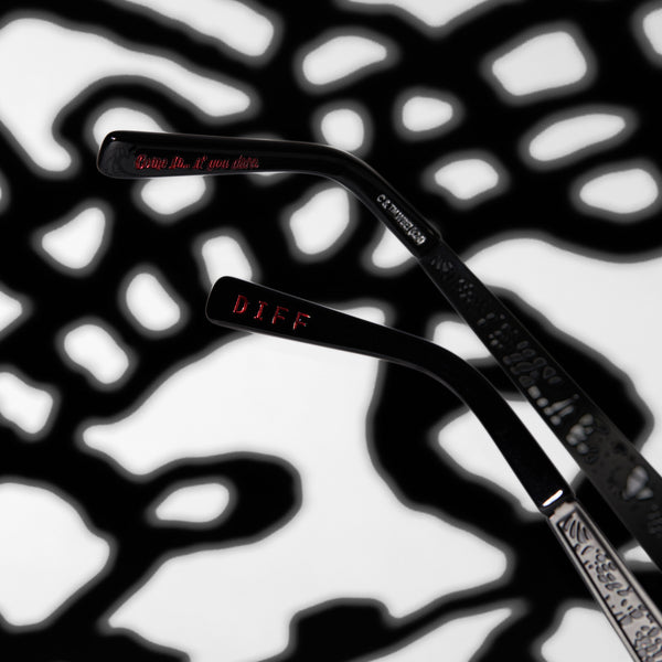 beetlejuice™ - lydia deetz™ + black + grey sunglasses 7