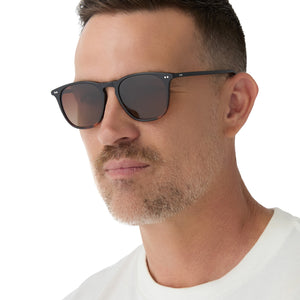 Maxwell XL Square Sunglasses | Black Tortoise & Brown Gradient