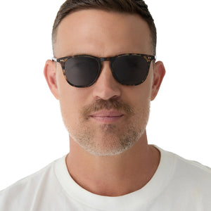 Maxwell XL Square Sunglasses | Espresso Tortoise & Grey | DIFF Eyewear