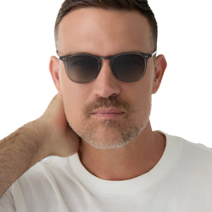 MAXWELL - STORM CRYSTAL + GREY GRADIENT POLARIZED SUNGLASSES