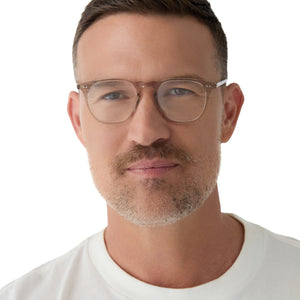 MAXWELL - VINTAGE CRYSTAL + CLEAR GLASSES