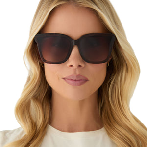 MEREDITH II - SEQUOIA TORTOISE + BROWN GRADIENT SUNGLASSES