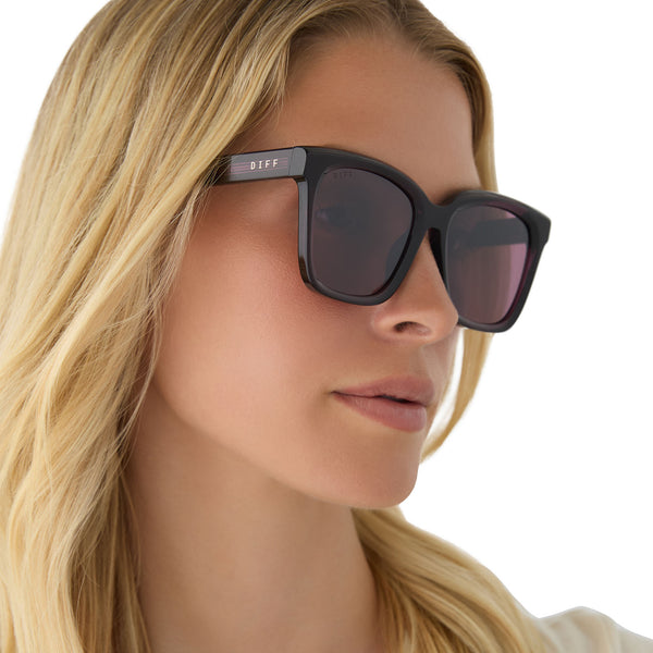 meredith - aubergine + aubergine + silver flash sunglasses 6