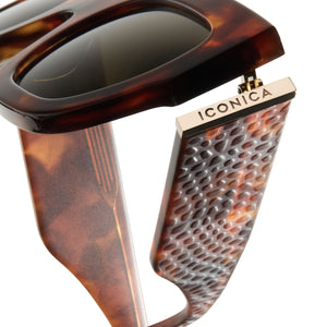 Maren Square Sunglasses | Salted Caramel Tortoise & Brown 