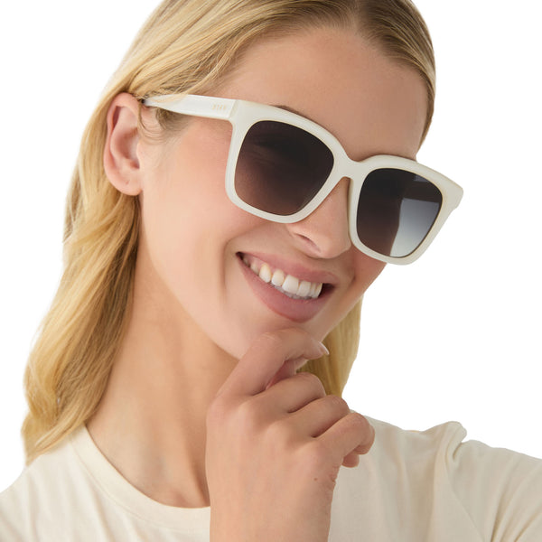 meredith - opaline + grey gradient sunglasses 7