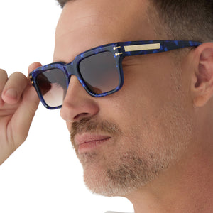 Wicked Elphaba Sunglasses | Blue Tort & Brown Gradient 