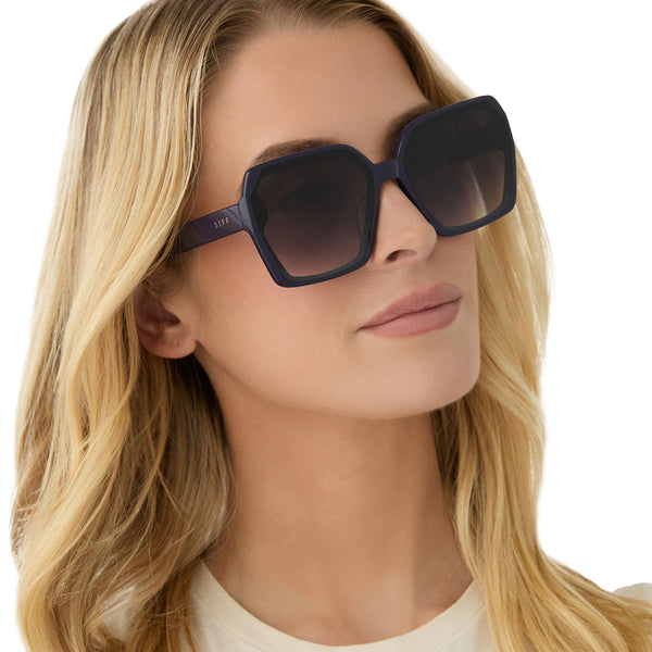 presley - royal + grey gradient sunglasses 5