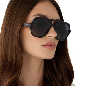 Layton Navigator Sunglasses | Black & Grey Gradient | DIFF  display picture 2