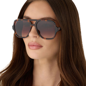 Layton Navigator Sunglasses | Rich Tort & Brown Gradient  display picture 3