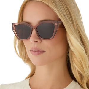 Evie Cateye Sunglasses | Café Ole & Brown | DIFF Eyewear