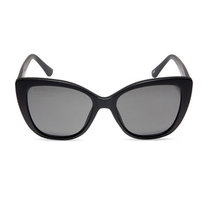 RAE - MATTE BLACK + GREY SUNGLASSES