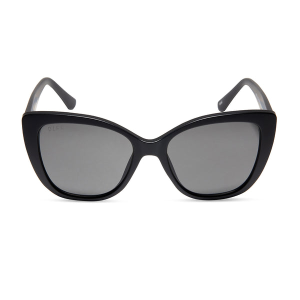 rae - matte black + grey sunglasses