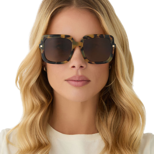 sandra - brown kombu + brown gradient + polarized sunglasses 7