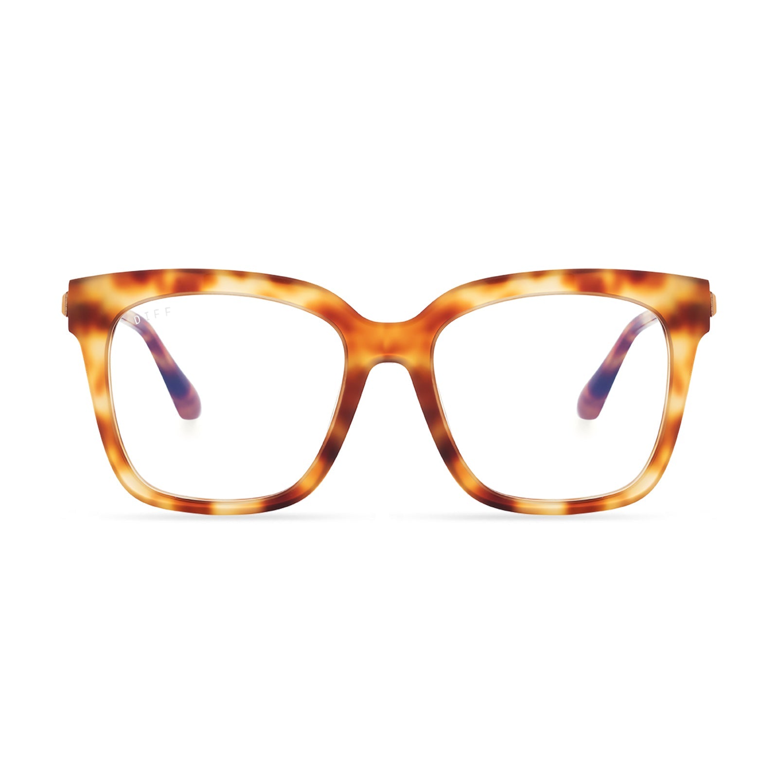 Bella Square Glasses Solstice Tortoise & Prescription DIFF Eyewear