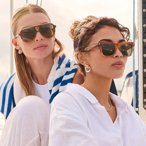 Bradley Cat Eye Sunglasses | Tawny Tortoise & G15 | DIFF Eyewear