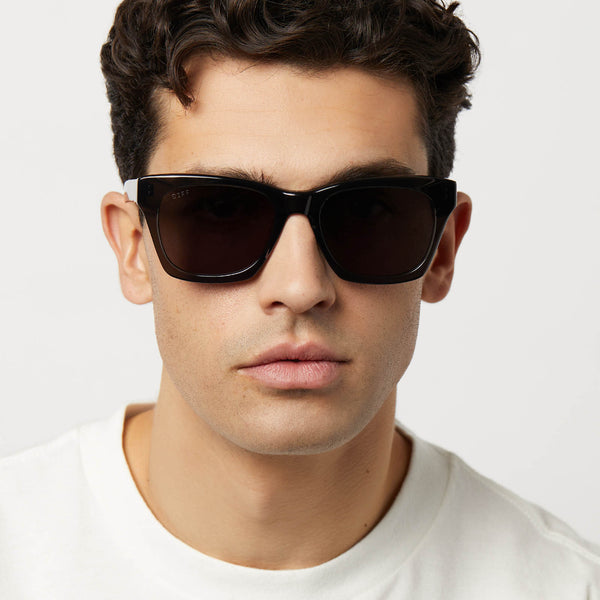 dean xl - black smoke crystal + grey + polarized sunglasses 5