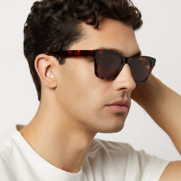 dean - rich tortoise + brown + polarized sunglasses 5