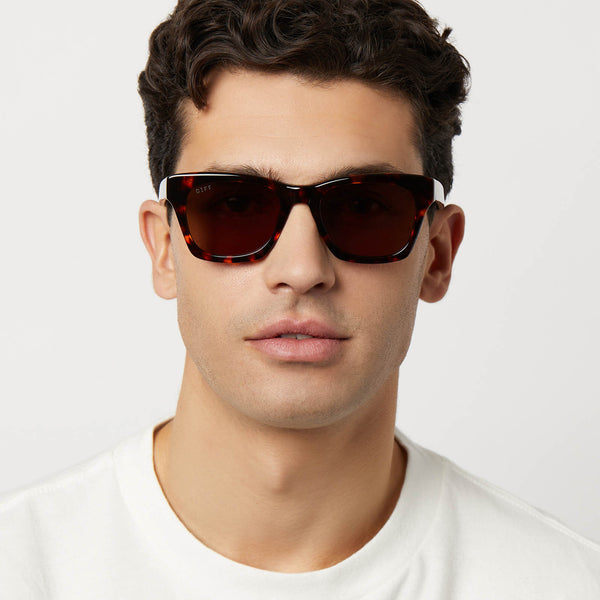 dean - rich tortoise + brown + polarized sunglasses 6