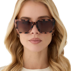 Amara Square Sunglasses | Himalayan Tort & Brown Gradient  display picture 3
