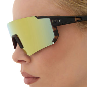 Heat Shield Sunglasses | Sport Tort & Orange Flash | DIFF  display picture 2