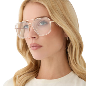 Jordan Navigator Glasses | Gold | DIFF Eyewear