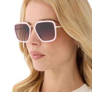 Jordan Navigator Sunglasses | Powder Pink & Brown Gradient 