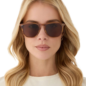 Maxwell XL Square Sunglasses | Longhorn & Brown | DIFF Eyewear