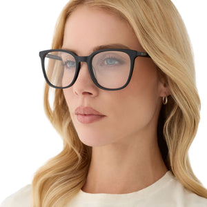 Parker Square Blue Light Glasses | Black' | DIFF Eyewear
