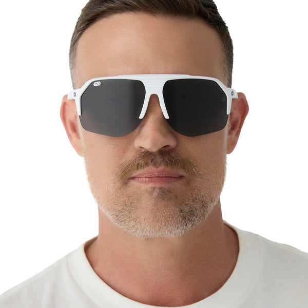 stormtrooper sport - galactic white + category 3 polarized dark grey sunglasses 5