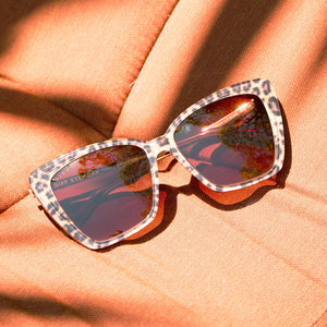 Becky II Cat Eye Sunglasses | Leopard Tortoise & Brown Ombre