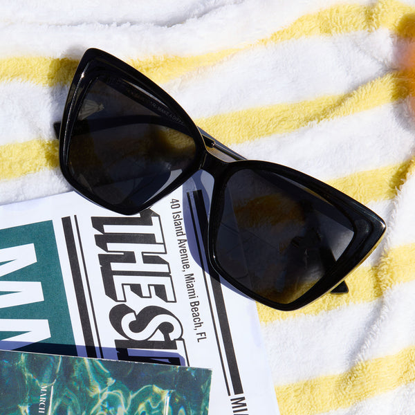 heidi - black + grey sunglass readers 1