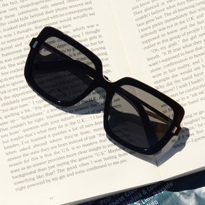 Sandy Square Sunglass Bifocal Readers | Black & Grey | DIFF Eyewear