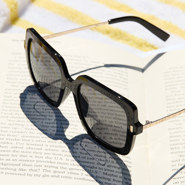 sandy - black + grey sunglass readers 5