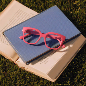 Ava Square Readers | Peony Pink | DIFF Eyewear