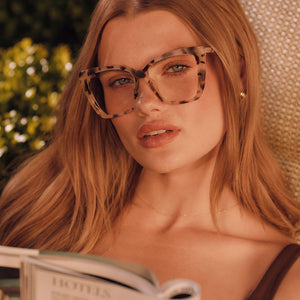 Becky II Cateye Blue Light Glasses | Cream Tortoise | DIFF Eyewear Becky II Cateye Blue Light Glasses | Cream Tortoise | DIFF Eyewear