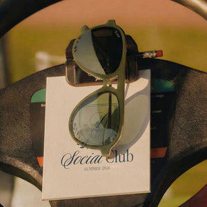 Tosca III Aviator Sunglasses | Green & Light Gold Flash | DIFF Eyewear