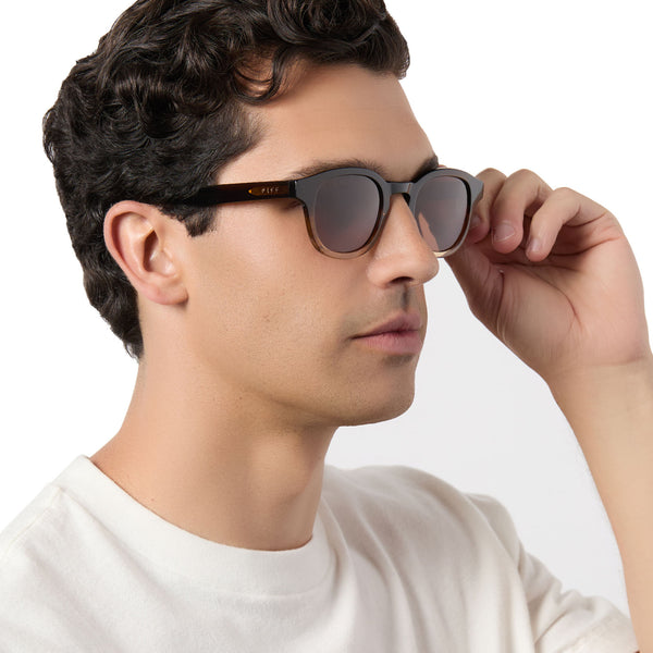 arlo - mocha + brown + polarized sunglasses 7