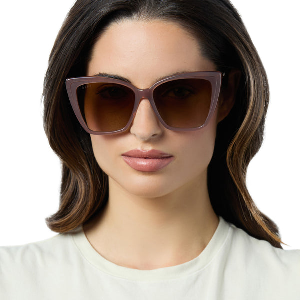 becky ii - macchiato + brown gradient + polarized sunglasses 1