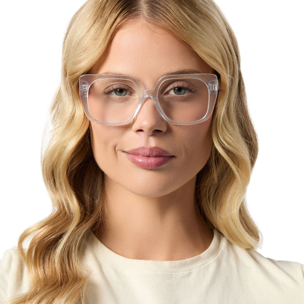 cecilia - opalescent pink + prescription glasses 1