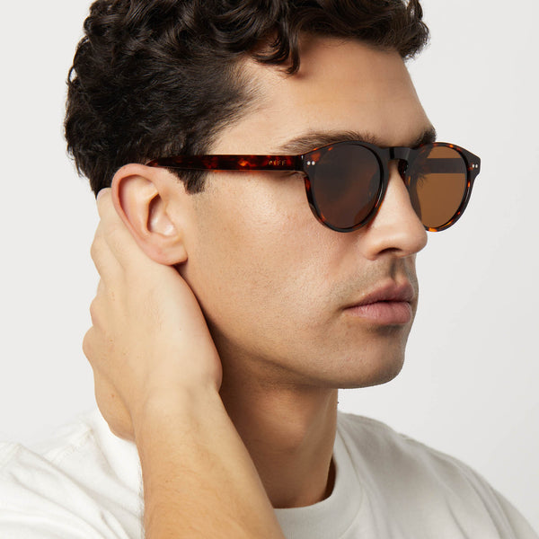 cody - rich tortoise + brown + polarized sunglasses 5