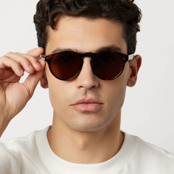 cody - rich tortoise + brown + polarized sunglasses 1